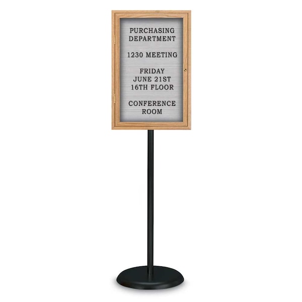 Corkboard, Triple Door, Radius Frame, 96x48", Black/Buff